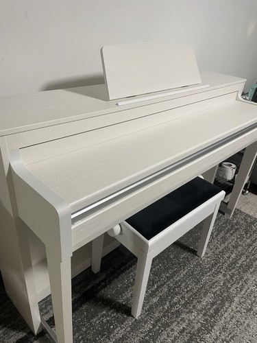 Piano fame hocker weiß - piano,